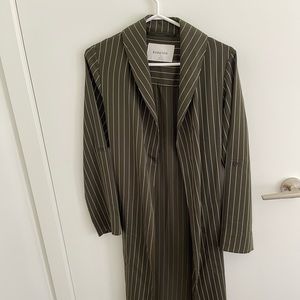 Babaton Long Stripped Trench